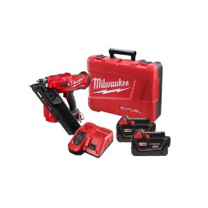 Milwaukee 18V 3.0AhCordless FUEL Framing Nailer Kit