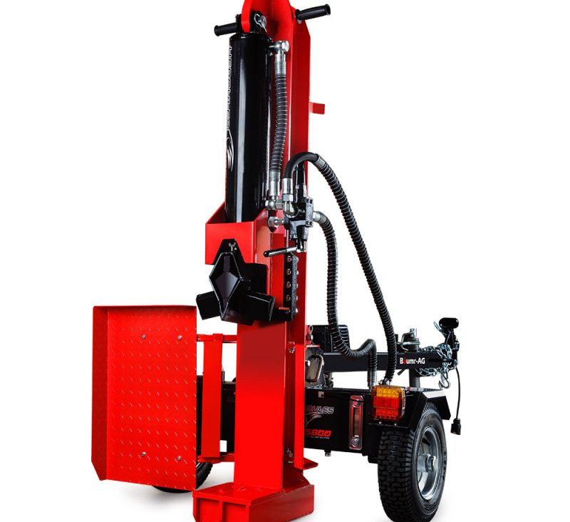 log splitter for red gum logs