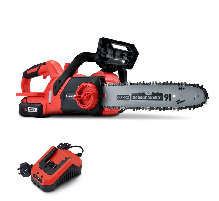 Cordless Chainsaw 4Ah Battery Electric Powered Oregon Lithium