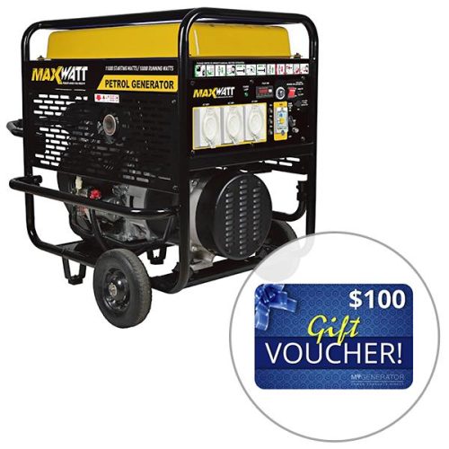 MaxWatt 13.5kVA Petrol Portable Generator + 2 Wire Auto Start