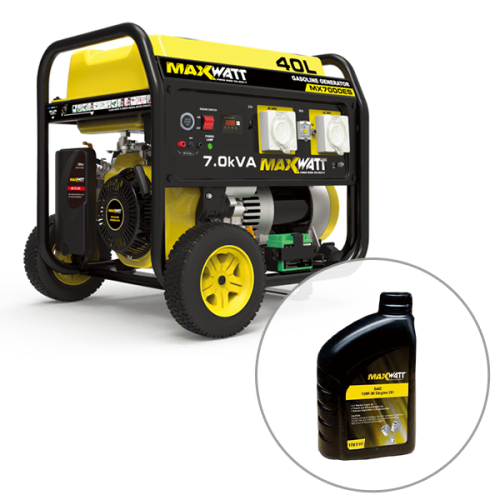 MaxWatt 7kVA Petrol Portable Generator with Electric Start Unleashing Power and Convenience