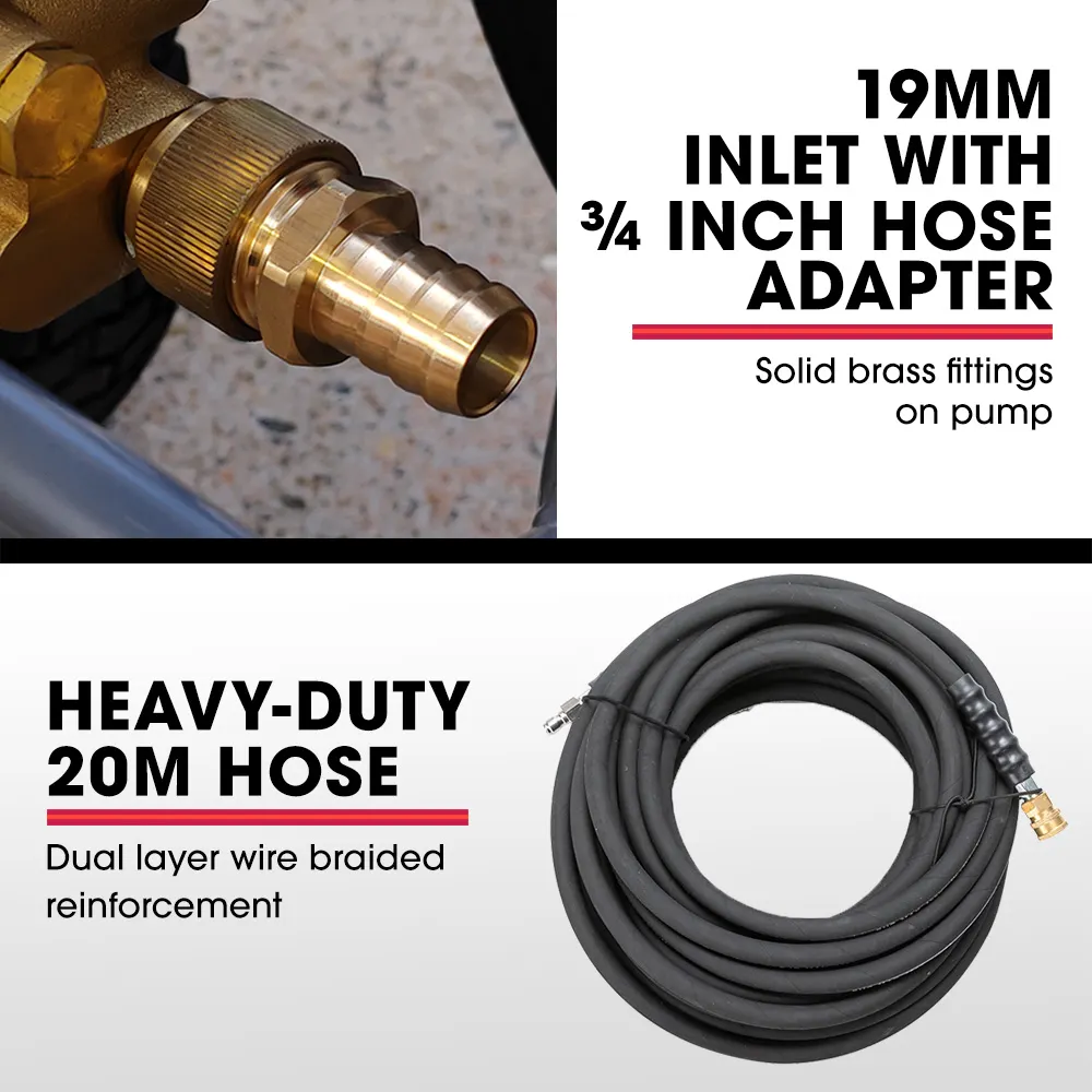 heavy duty hose and adapters