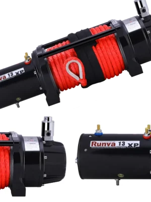 Runva 13XP Premium 12V Winch with Synthetic Rope