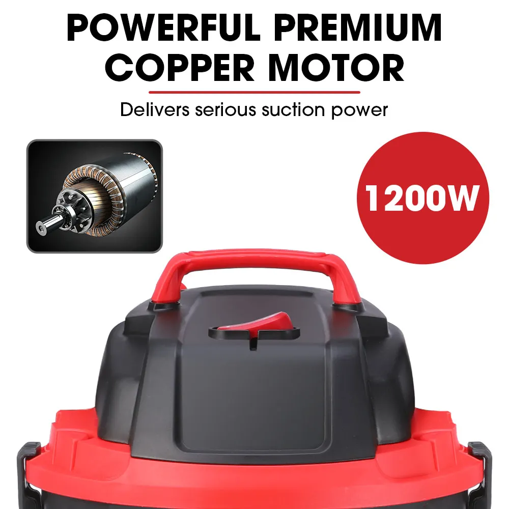 Product Summary—BAUMR-AG wet and dry vacuum 30L 1200W with blower